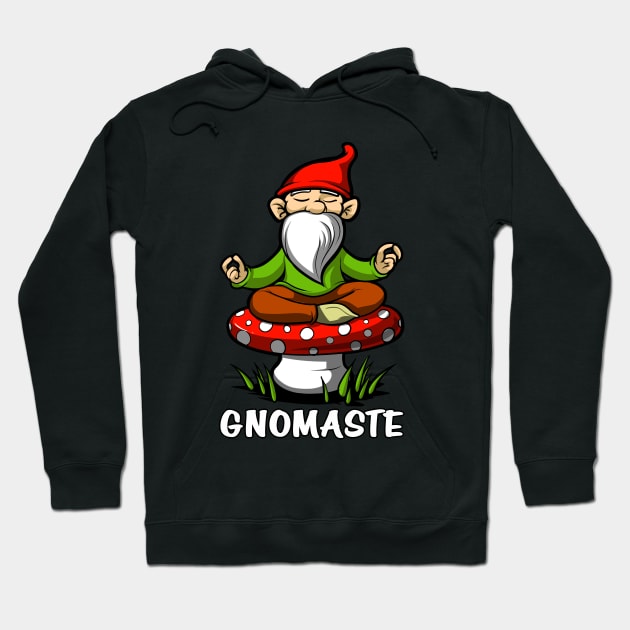 Gnomaste Yoga Gnome Hoodie by underheaven